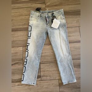 NWT DSQUARED2 Cool Girl Cropped Jean Italian 42 US sz 6 $722